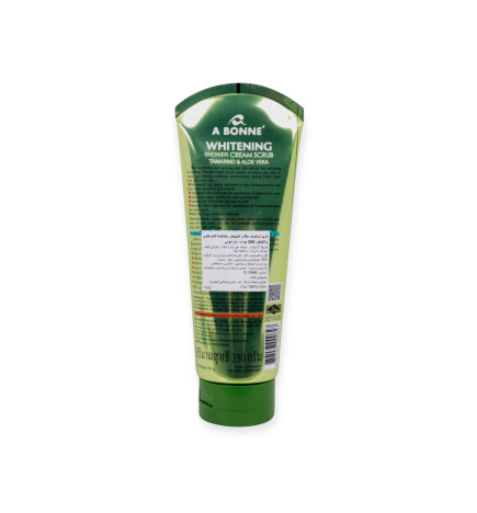 A BONNE WHITENING Shower Cream scrub Tamarind & Aloe vera